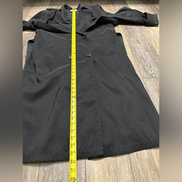 🛍️ Forecaster of Boston Black lightweight trench jacket size P7/8 - Picture 6 of 13